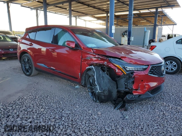 2022 Acura RDX w/A-Spec Package with VIN 5J8TC1H68NL001486, listed as a Copart auction lot 88672595 with 39,543 mi miles and Salvage Title. Bid and sale history available at carsss.com. Image 4.