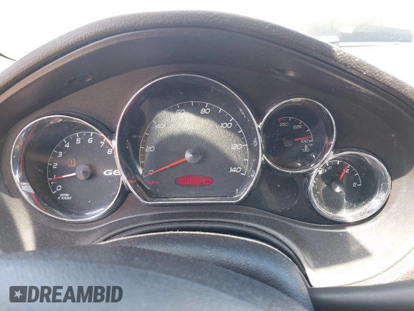 2008 Pontiac G6 1SV Value Leader z VIN 1G2ZF57B184150315, wystawiony jako IAAI lot #42155646 z przebiegiem 350 654 mil mil oraz . Historia ofert i sprzedaży dostępna na DreamBid. Obrazek 7.
