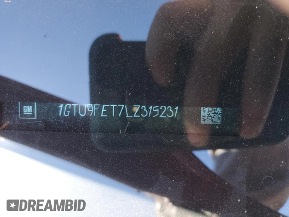 2020 GMC Sierra 1500 Denali z VIN 1GTU9FET7LZ315231, wystawiony jako Copart lot #82034614 z przebiegiem 70 784 mil mil oraz Czysty tytuł • Clean title. Historia ofert i sprzedaży dostępna na DreamBid. Obrazek 12.