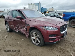 2017 Jaguar F-Pace 35t Premium with VIN SADCJ2BV0HA068470, listed as a Copart auction lot 79122384 with 43,017 mi miles and Salvage title. Bid and sale history available at DreamBid. Image 4.