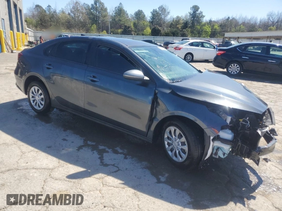 2024 Kia Forte LXS with VIN 3KPF24AD7RE821873, listed as a Copart auction lot 49996275 with 0 mi miles and Salvage Title. Bid and sale history available at carsss.com. Image 4.