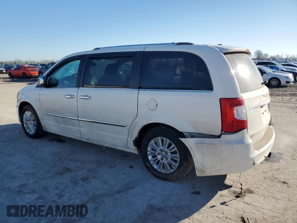 2013 Chrysler Town & Country Limited with VIN 2C4RC1GG7DR645926, listed as a Copart auction lot 46692665 with 235,185 mi miles and Salvage Title. Bid and sale history available at carsss.com. Image 2.