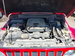 2019 Jeep Wrangler Unlimited Sahara with VIN 1C4HJXEN8KW591398, listed as a IAAI auction lot 42045071 with 87,410 mi miles and . Bid and sale history available at DreamBid. Image 10.