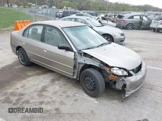 2005 Honda Civic LX with VIN JHMES16575S003450, listed as a IAAI auction lot 41935128 with 146,489 mi miles and . Bid and sale history available at carsss.com. Image 1.
