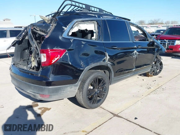 2021 Honda Pilot Special Edition with VIN 5FNYF5H22MB022187, listed as a IAAI auction lot 41715769 with 65,617 mi miles and . Bid and sale history available at DreamBid. Image 4.