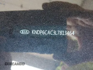 2020 Kia Sportage S with VIN KNDP6CAC3L7813464, listed as a IAAI auction lot 42128252 with 76,271 mi miles. Bid and sale history available at carsss.com. Image 9.