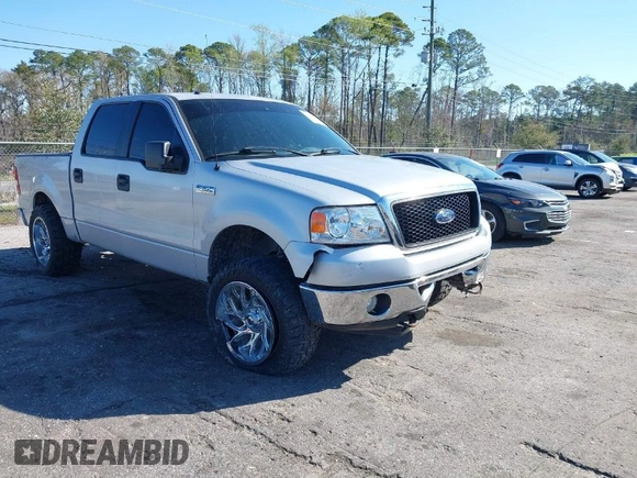 2006 Ford F-150 XLT with VIN 1FTPW14V76FB19002, listed as a IAAI auction lot 41734432 with 165,127 mi miles and . Bid and sale history available at carsss.com. Image 1.