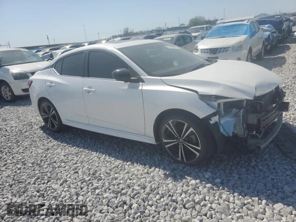 2021 Nissan Sentra SR with VIN 3N1AB8DV1MY285888, listed as a Copart auction lot 51169805 with 40,728 mi miles and Salvage Title. Bid and sale history available at DreamBid. Image 4.