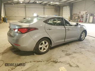 2015 Hyundai Elantra SE with VIN 5NPDH4AEXFH638165, listed as a Copart auction lot 55434945 with 46,740 mi miles and Salvage Title. Bid and sale history available at DreamBid. Image 3.