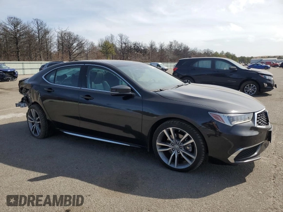 2020 Acura TLX w/Technology Pkg with VIN 19UUB3F48LA002540, listed as a Copart auction lot 48631235 with 70,326 mi miles and Salvage Title. Bid and sale history available at carsss.com. Image 4.
