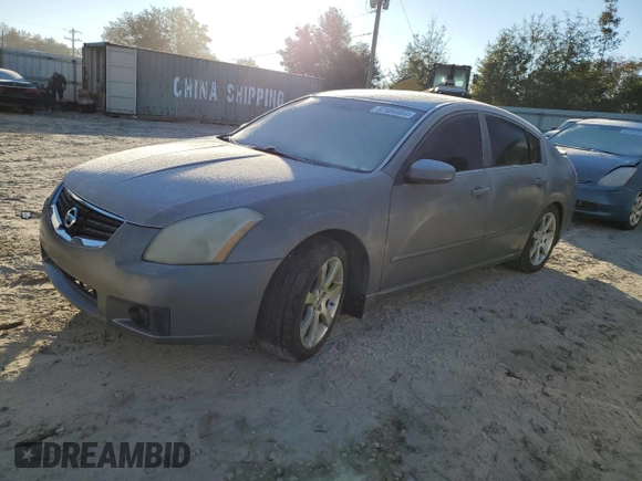 2008 Nissan Maxima 3.5 SE with VIN 1N4BA41E48C816054, listed as a Copart auction lot 82986964 with 165,185 mi miles and Clean Title. Bid and sale history available at carsss.com. Image 1.