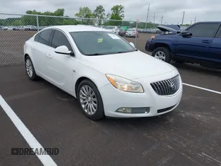 2011 Buick Regal CXL Turbo TO1 with VIN W04GV5EV7B1120242, listed as a IAAI auction lot 42144488 with 175,341 mi miles and . Bid and sale history available at DreamBid. Image 1.