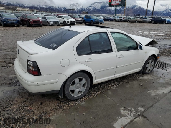 2000 Volkswagen Jetta GLS with VIN 3VWSA29M8YM080760, listed as a Copart auction lot 48217405 with Not provided miles and Salvage title. Bid and sale history available at DreamBid. Image 3.