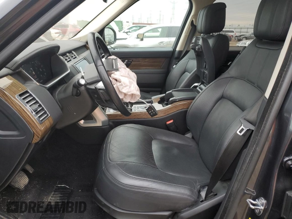 2019 Land Rover Range Rover HSE с VIN SALGS2SV7KA547690, выставлен на аукционе Copart как лот 52259445 с пробегом 64 636 миль миль и Списание • Salvage title. История ставок и продаж доступна на DreamBid. Изображение 7.