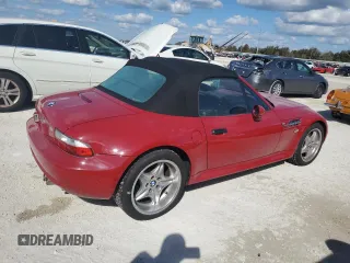 2000 BMW Z3 M 3.2L with VIN WBSCK9347YLC93878, listed as a Copart auction lot 74850664 with 0 mi miles and Salvage Title. Bid and sale history available at carsss.com. Image 3.