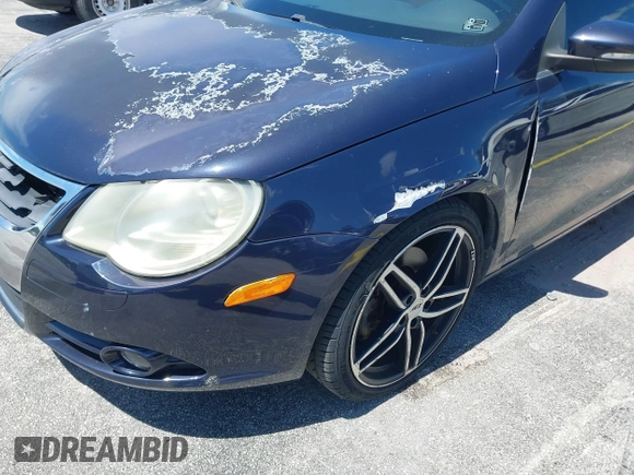 2010 Volkswagen Eos Komfort with VIN WVWBA7AH2AV018698, listed as a IAAI auction lot 42581271 with 91,490 mi miles and . Bid and sale history available at DreamBid. Image 6.