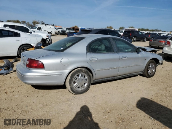 2002 Mercury Sable LS Premium with VIN 1MEFM55SX2A618363, listed as a Copart auction lot 84766174 with 179,585 mi miles and Salvage Title. Bid and sale history available at DreamBid. Image 3.