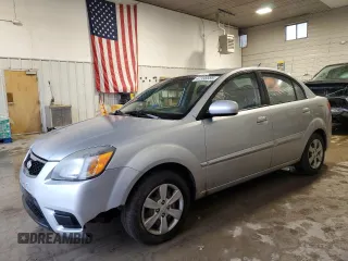 2010 Kia Rio LX with VIN KNADH4A31A6627666, listed as a Copart auction lot 47398885 with 188,308 mi miles and Salvage Title. Bid and sale history available at carsss.com. Image 1.