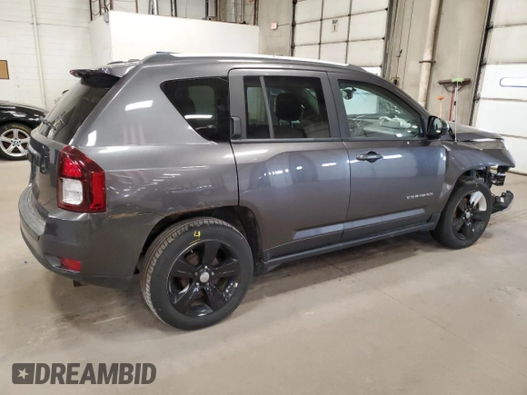 2017 Jeep Compass Sport with VIN 1C4NJCBA9HD146346, listed as a Copart auction lot 52344825 with 144,097 mi miles and Salvage Title. Bid and sale history available at DreamBid. Image 3.