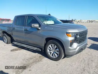 2024 Chevrolet Silverado 1500 Custom with VIN 1GCPABEK3RZ174705, listed as a IAAI auction lot 41830901 with 21,406 mi miles and . Bid and sale history available at DreamBid. Image 1.