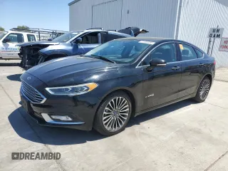 2017 Ford Fusion Hybrid SE with VIN 3FA6P0LU5HR399655, listed as a Copart auction lot 61869085 with 117,420 mi miles and Salvage title. Bid and sale history available at DreamBid. Image 1.