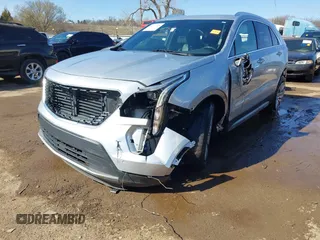 2019 Cadillac XT4 FWD Premium Luxury with VIN 1GYFZCR47KF110481, listed as a IAAI auction lot 41771338 with 103,124 mi miles and . Bid and sale history available at carsss.com. Image 2.