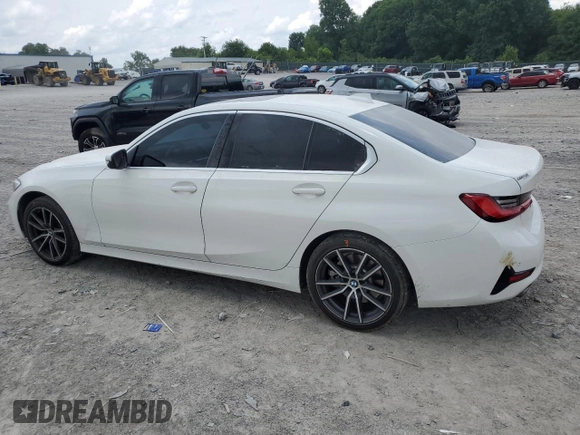 2020 BMW 3 Series 330i with VIN 3MW5R1J01L8B13902, listed as a Copart auction lot 59869625 with 54,992 mi miles and Salvage title. Bid and sale history available at DreamBid. Image 2.