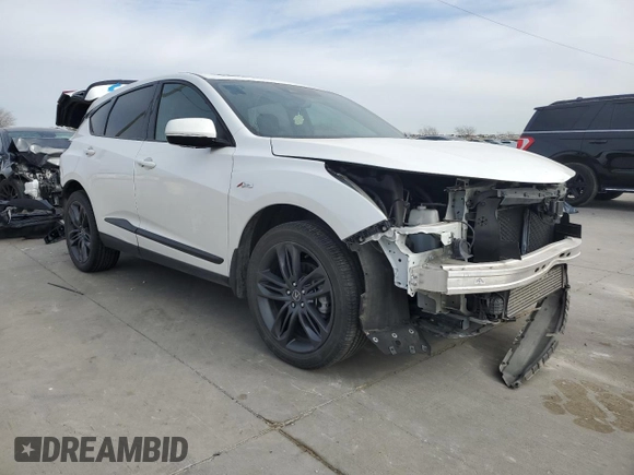 2022 Acura RDX w/A-Spec Package with VIN 5J8TC1H66NL003186, listed as a Copart auction lot 89118135 with 36,717 mi miles and Salvage Title. Bid and sale history available at carsss.com. Image 4.