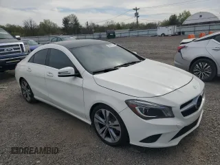 2014 Mercedes-Benz CLA 250 with VIN WDDSJ4EB6EN058556, listed as a Copart auction lot 54041575 with 91,507 mi miles and Salvage title. Bid and sale history available at DreamBid. Image 4.