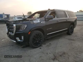 2023 GMC Yukon XL SLT with VIN 1GKS2GKT3PR253682, listed as a Copart auction lot 83268984 with 0 mi miles and Non Repairable. Bid and sale history available at carsss.com. Image 1.