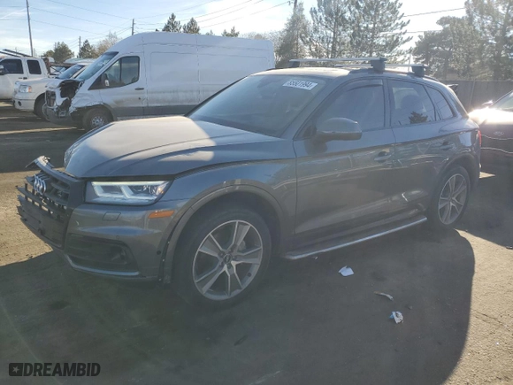 2019 Audi Q5 Prestige with VIN WA1CNAFY1K2078922, listed as a Copart auction lot 85501994 with 64,353 mi miles and Salvage Title. Bid and sale history available at carsss.com. Image 1.