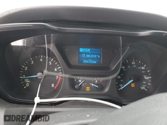 2019 Ford Transit with VIN 1FDZX2YM2KKA05368, listed as a Copart auction lot 45275925 with 204,733 mi miles and Clean Title. Bid and sale history available at DreamBid. Image 9.