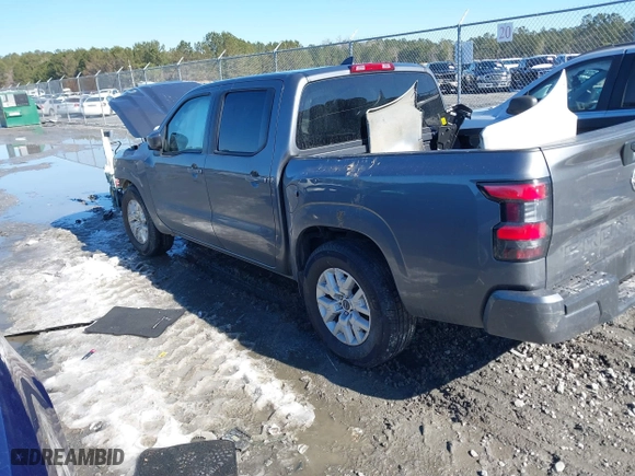 2023 Nissan Frontier SV with VIN 1N6ED1EJ1PN650757, listed as a IAAI auction lot 41408442 with 33,295 mi miles. Bid and sale history available at carsss.com. Image 3.
