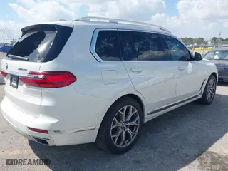 2021 BMW X7 xDrive40i with VIN 5UXCW2C03M9F63758, listed as a IAAI auction lot 41708939 with 57,872 mi miles. Bid and sale history available at carsss.com. Image 4.