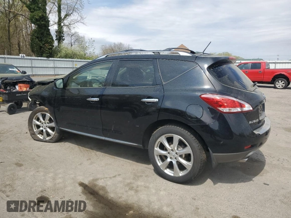 2013 Nissan Murano SV with VIN JN8AZ1MW7DW310040, listed as a Copart auction lot 53898505 with 185,853 mi miles and Salvage Title. Bid and sale history available at DreamBid. Image 2.