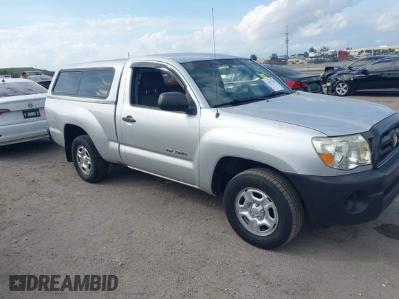 2007 Toyota Tacoma with VIN 5TENX22N77Z423352, listed as a IAAI auction lot 41615263 with 82,696 mi miles. Bid and sale history available at carsss.com. Image 1.