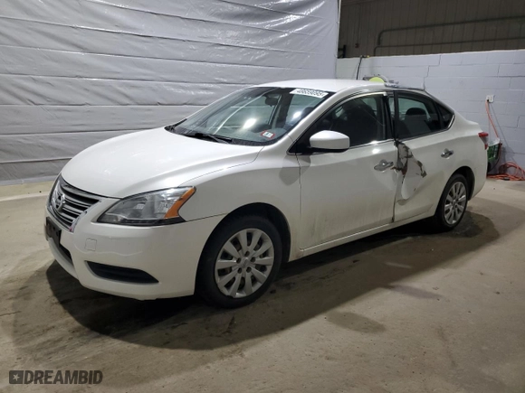 2013 Nissan Sentra SR with VIN 3N1AB7AP9DL673853, listed as a Copart auction lot 48659095 with 102,863 mi miles and Salvage Title. Bid and sale history available at carsss.com. Image 1.