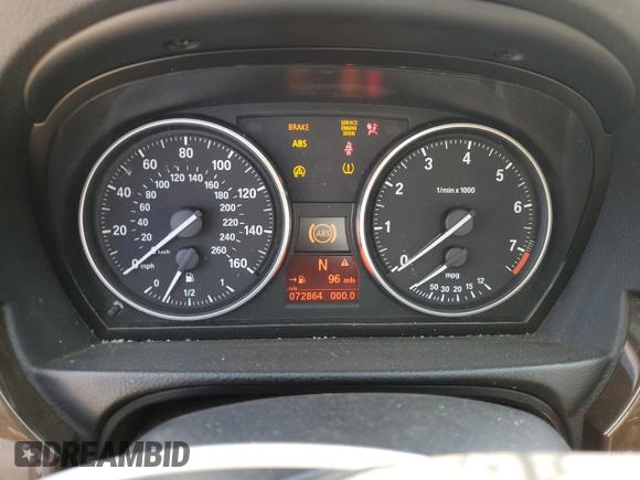 2010 BMW 3 Series 328i with VIN WBAUT9C53AA191278, listed as a Copart auction lot 68173044 with 72,864 mi miles and Salvage title. Bid and sale history available at DreamBid. Image 9.