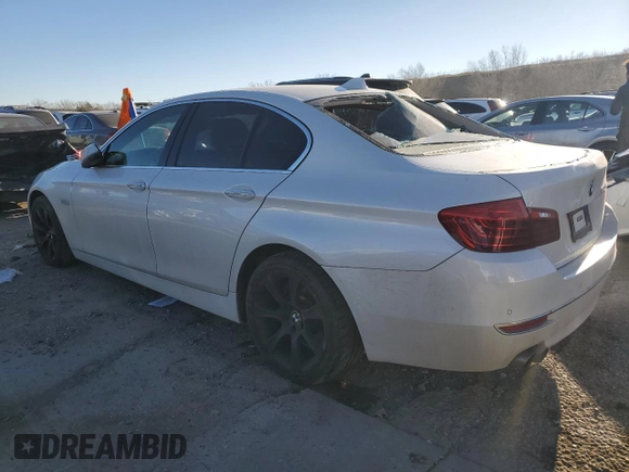 2016 BMW 5 Series 528i with VIN WBA5A5C59GG353844, listed as a Copart auction lot 47310545 with 76,695 mi miles and Salvage Title. Bid and sale history available at carsss.com. Image 2.