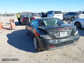 2017 Mercedes-Benz SLC with VIN WDDPK3JA1HF136086, listed as a IAAI auction lot 41118978 with 75,218 mi miles. Bid and sale history available at carsss.com. Image 3.