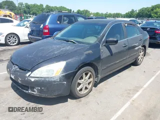 2003 Honda Accord EX z VIN 1HGCM66513A027795, wystawiony jako IAAI lot #42224413 z przebiegiem 281 655 mil mil oraz . Historia ofert i sprzedaży dostępna na DreamBid. Obrazek 2.