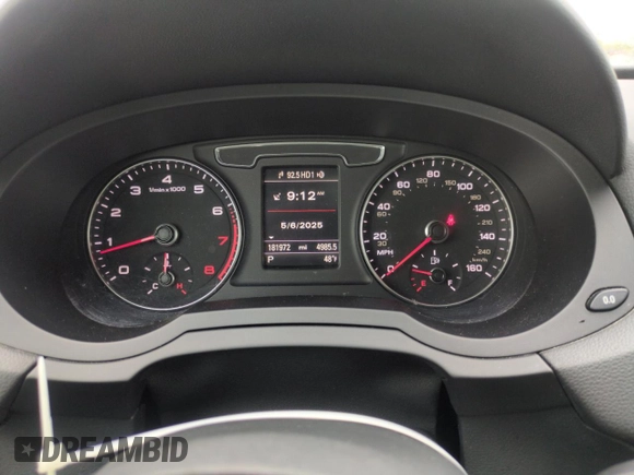 2016 Audi Q3 Prestige with VIN WA1GFCFS1GR023858, listed as a Copart auction lot 55847955 with 181,972 mi miles and Salvage title. Bid and sale history available at DreamBid. Image 9.