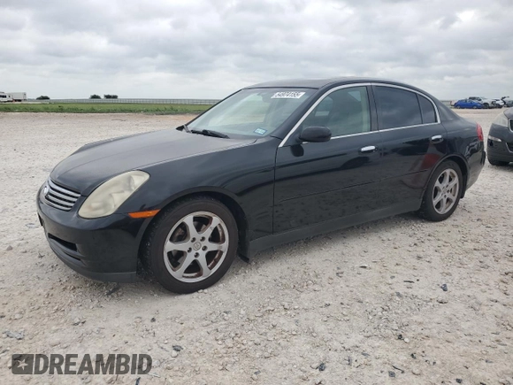 2004 Infiniti G35 w/Leather with VIN JNKCV51E04M610466, listed as a Copart auction lot 54974155 with 160,364 mi miles and Clean Title. Bid and sale history available at DreamBid. Image 1.