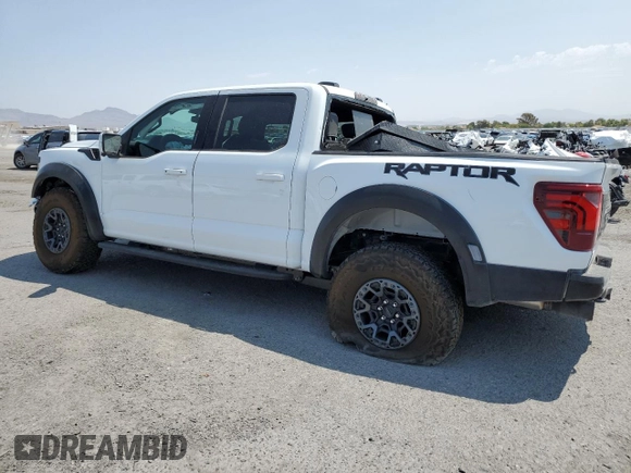 2024 Ford F-150 Raptor with VIN 1FTFW1RJ6RFA64547, listed as a Copart auction lot 64700194 with Not Provided miles and Salvage Title. Bid and sale history available at DreamBid. Image 2.