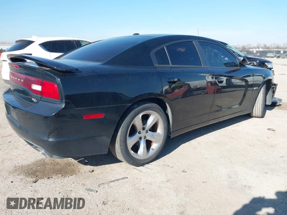 2013 Dodge Charger RT with VIN 2C3CDXCT4DH686677, listed as a IAAI auction lot 41237956 with 145,692 mi miles. Bid and sale history available at carsss.com. Image 4.