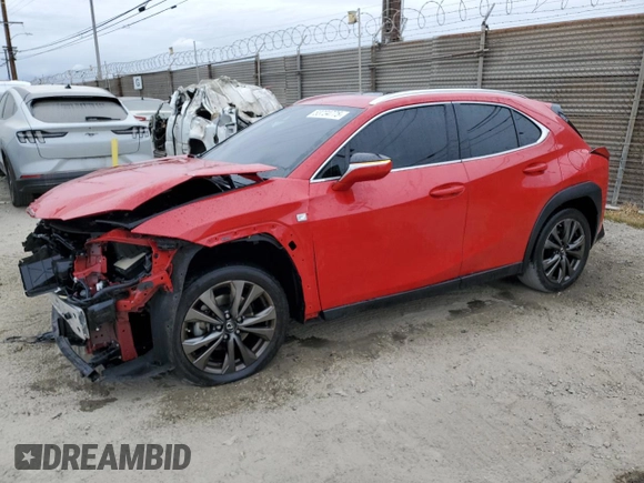 2019 Lexus UX 250h with VIN JTHU9JBH6K2018718, listed as a Copart auction lot 53734775 with 72,151 mi miles and Salvage title. Bid and sale history available at DreamBid. Image 1.