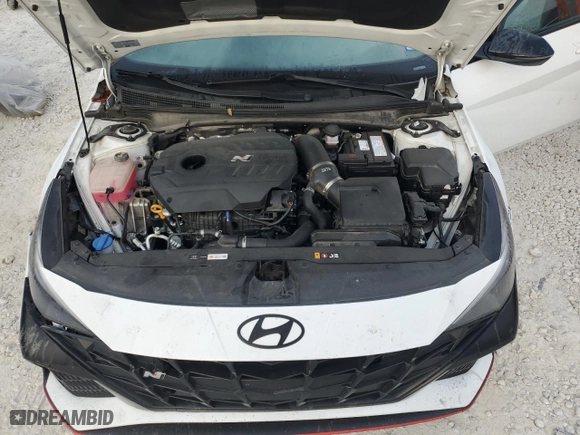2022 Hyundai Elantra N with VIN KMHLW4AK8NU008930, listed as a Copart auction lot 71982854 with 30,590 mi miles and Salvage Title. Bid and sale history available at carsss.com. Image 11.