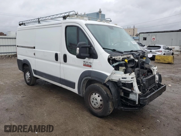 2018 Ram ProMaster Cargo with VIN 3C6TRVAG5JE122753, listed as a Copart auction lot 78784904 with 142,856 mi miles and Salvage Title. Bid and sale history available at DreamBid. Image 4.