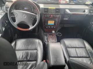 2002 Mercedes-Benz G-Class with VIN WDCYR49E72X133986, listed as a Copart auction lot 54624435 with 138,597 mi miles and Salvage Title. Bid and sale history available at carsss.com. Image 9.