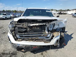 2019 GMC Sierra 1500 SLT with VIN 1GTU9DED0KZ123550, listed as a Copart auction lot 46444475 with 128,404 mi miles and Salvage Title. Bid and sale history available at carsss.com. Image 5.